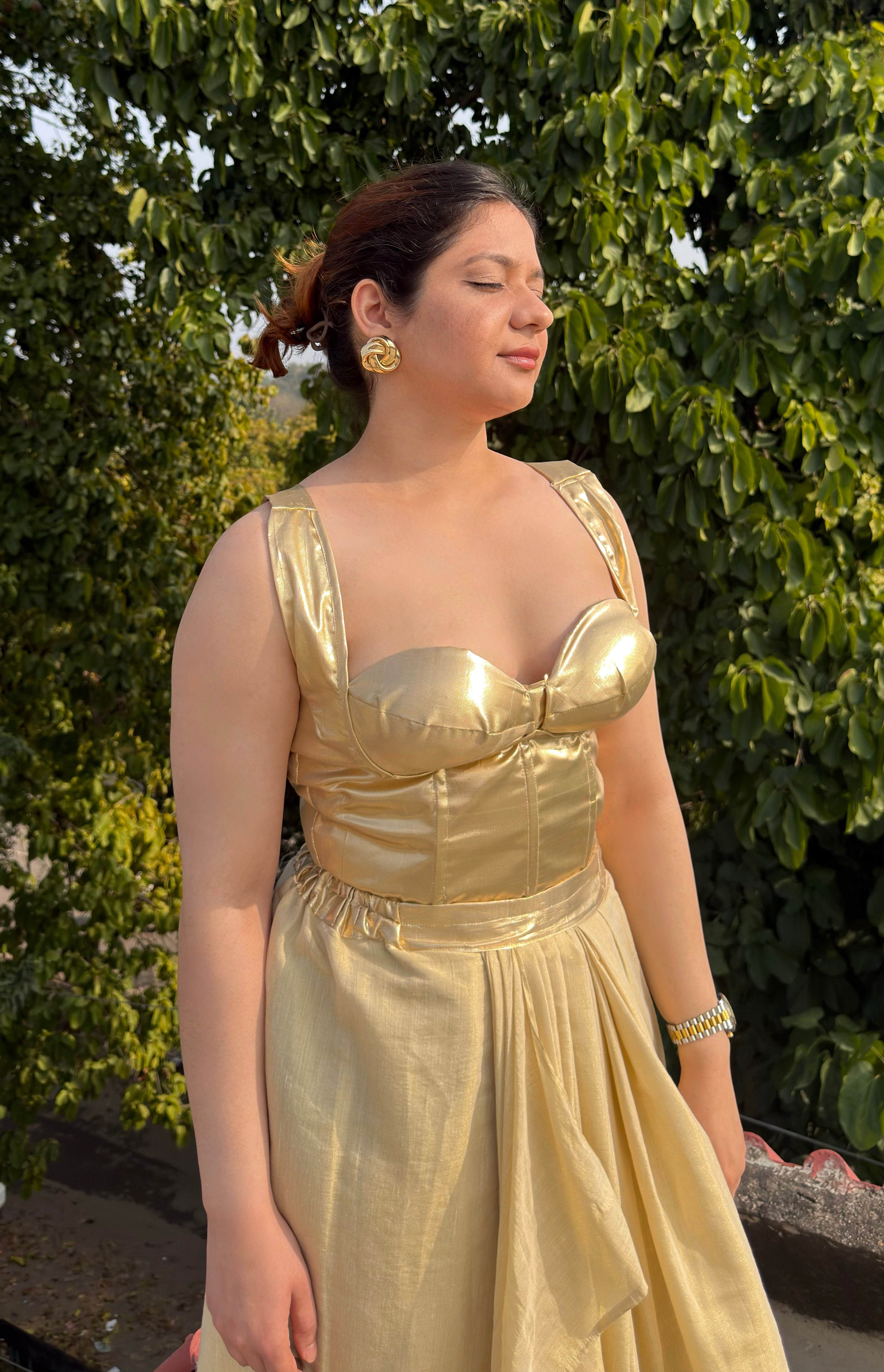 Suvarna Corset Skirt Set